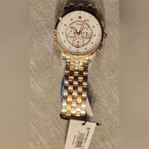 Gold and Silver Men's Watch